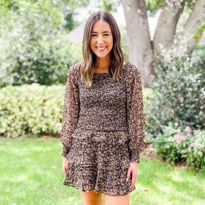 Sadie & Sage Daydreamin' Ruffle Skirt Size Small